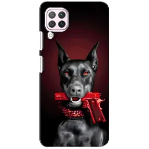 Чохол ДОБЕРМАН для Huawei P40 Lite (Доберман злий)