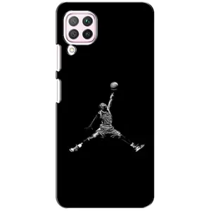 Силиконовый Чехол Nike Air Jordan на Хуавей П40 Лайт (Джордан)