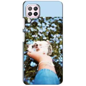 Чохли з зображенням різних тварин на Huawei P40 Lite (Їжачок в руці)