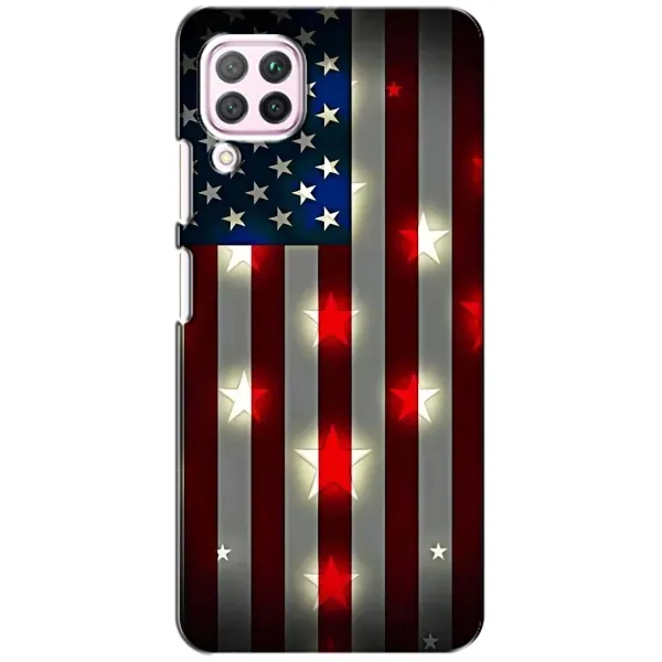 Чехол с рисунком «Флаг США 2» для Huawei P40 Lite Чехол с рисунком «Флаг США 2» для Huawei P40 Lite