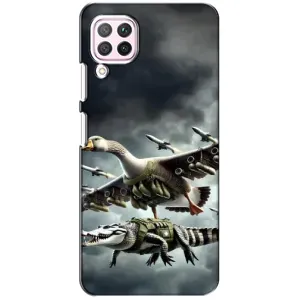 Чохол з мемами траралело тралала для Huawei P40 Lite (Гусіні і крокоділо)