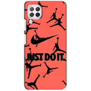 Силиконовый Чехол Nike Air Jordan на Хуавей П40 Лайт (Just Do It)