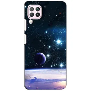 Чехол (ТПУ) с планетами на Huawei P40 Lite (Космический вид)