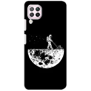 Силиконовый Чехол с принтом "Космонавты" на Huawei P40 Lite (Космонавт)