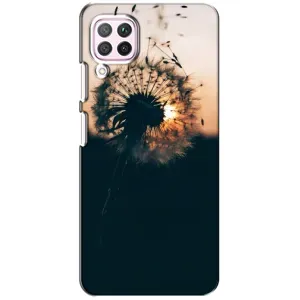 Силиконовый Чехол с одуванчиками на Huawei P40 Lite (Красивый одуванчик)