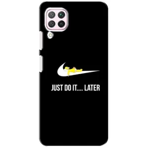 Силиконовый Чехол на Huawei P40 Lite с картинкой Nike (Later)