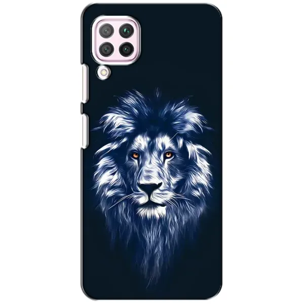 Чехол с рисунком «Лев - синий» для Huawei P40 Lite Чехол с рисунком «Лев - синий» для Huawei P40 Lite