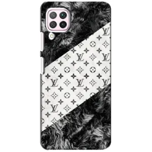 Чехол Стиль Louis Vuitton на Huawei P40 Lite (LV на белом)