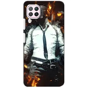 Чохол з картинкою "Герой Pubg" на Huawei P40 Lite (Man Пубг)