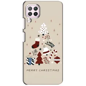 Чехол Санта Клаус для Huawei P40 Lite (Merry Christmas)