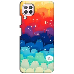 Силіконовий чохол з котиком для Huawei P40 Lite (Mew)