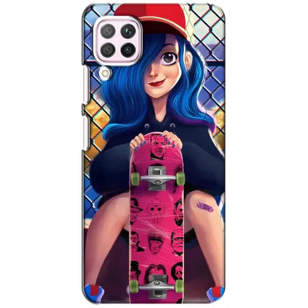 Чехол с рисунком «Модная девушка» для Huawei P40 Lite