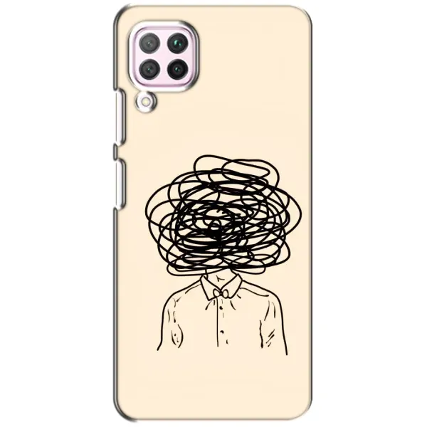 Чехол с рисунком «Мысли» для Huawei P40 Lite Чехол с рисунком «Мысли» для Huawei P40 Lite
