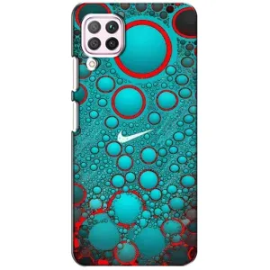 Силиконовый Чехол на Huawei P40 Lite с картинкой Nike (Найк зеленый)