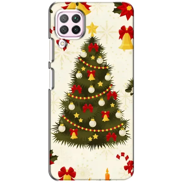 Чехол с рисунком «Новогодний принт» для Huawei P40 Lite Чехол с рисунком «Новогодний принт» для Huawei P40 Lite