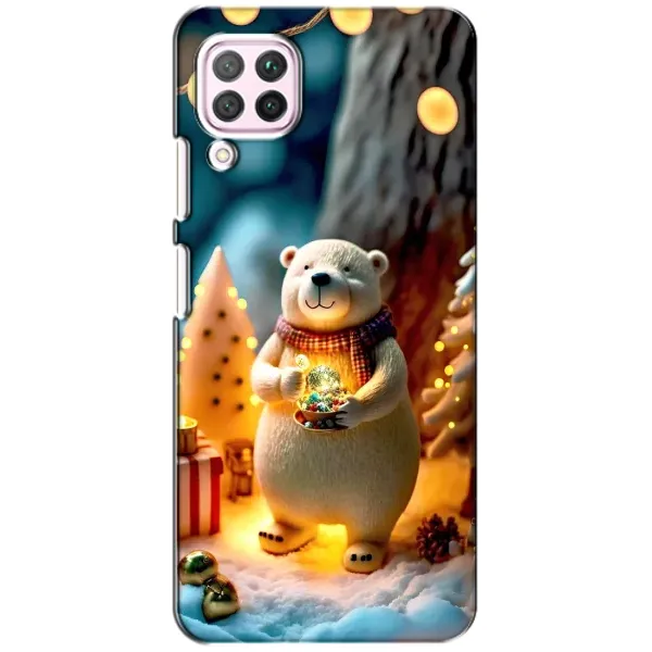 Чехол с рисунком «Новогодний ведмеженок» для Huawei P40 Lite Чехол с рисунком «Новогодний ведмеженок» для Huawei P40 Lite