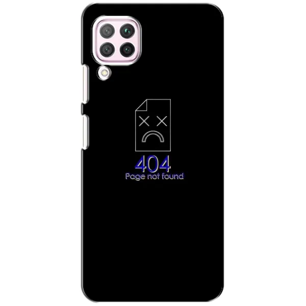Чехол с рисунком «Ошибка 404» для Huawei P40 Lite Чехол с рисунком «Ошибка 404» для Huawei P40 Lite