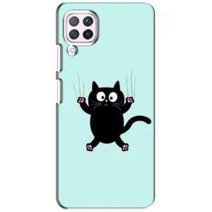 Силіконовий чохол з котиком для Huawei P40 Lite (Падаючий кіт)