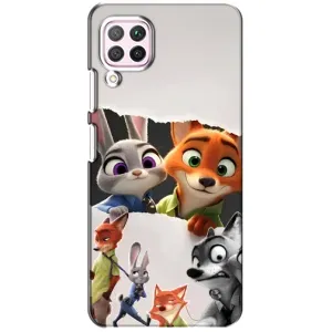 Силиконовый чехол с принтом Зоотрополіс для Huawei P40 Lite (Персонажи Зоо)