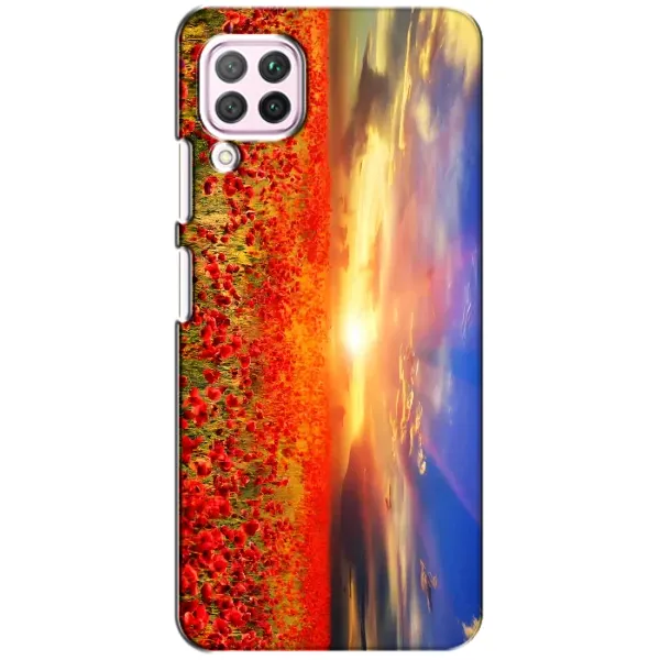 Чехол с рисунком «Поле тюльпанов» для Huawei P40 Lite