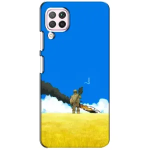 Чехлы на военную тематику для Huawei P40 Lite (Попадание)