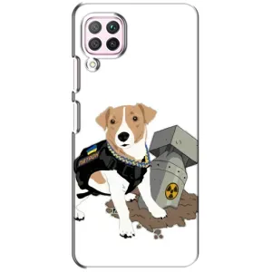 Чехол с принтом Собаки Патрон для Huawei P40 Lite (Пёс Патрон с ракетой)