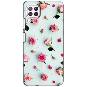 Чехлы с принтом Розочки для Huawei P40 Lite (Разные цветы)