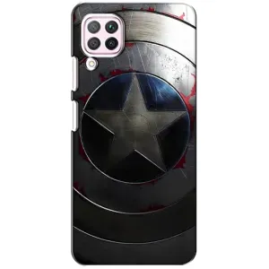 Чохол с Щітом Капітана Америки на Huawei P40 Lite (Ретро Щит Капітана)
