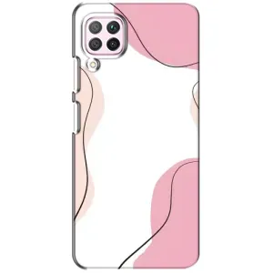 Чехол цветочный дизайн для Huawei P40 Lite (Розовый фон)