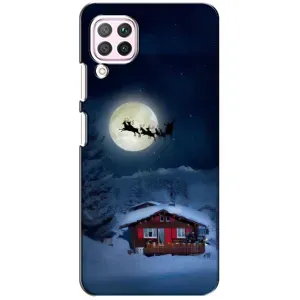 Чехол Санта Клаус для Huawei P40 Lite (Санта)