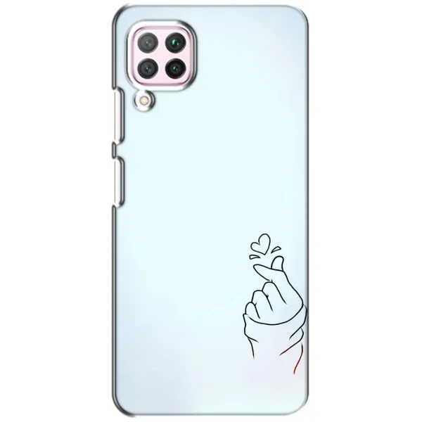 Чехол с рисунком «Сердце на голубом» для Huawei P40 Lite Чехол с рисунком «Сердце на голубом» для Huawei P40 Lite