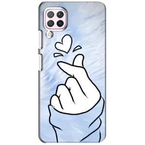 Чехлы (Знак сердечка) на Huawei P40 Lite (Сердечка знак)