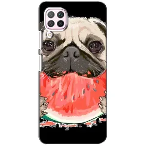 Чохол (ТПУ) Милі песики для Huawei P40 Lite (Смішний Мопс)