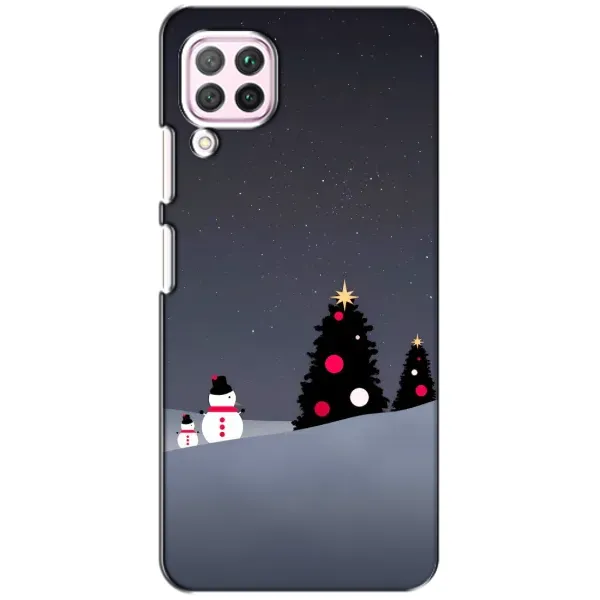 Чехол с рисунком «Снеговички» для Huawei P40 Lite Чехол с рисунком «Снеговички» для Huawei P40 Lite