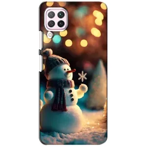 Чехлы на Новый Год Huawei P40 Lite (Снеговик праздничный)
