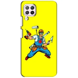 Силиконовый бампер (Работники) на Huawei P40 Lite (Строитель)