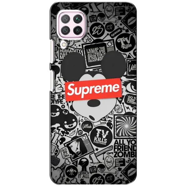 Чехол с рисунком «Supreme Маус» для Huawei P40 Lite Чехол с рисунком «Supreme Маус» для Huawei P40 Lite