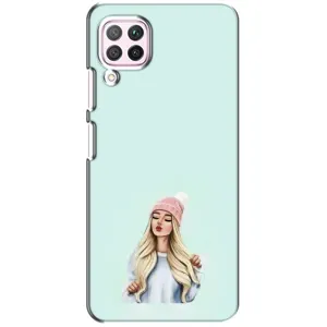 Силиконовый Чехол на Huawei P40 Lite с картинкой Стильных Девушек (В шапке)