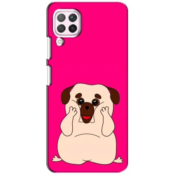 Чехол с рисунком «Веселый Мопсик» для Huawei P40 Lite Чехол с рисунком «Веселый Мопсик» для Huawei P40 Lite