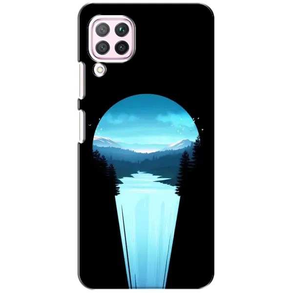 Чехол с рисунком «Синий Водопад» для Huawei P40 Lite Чехол с рисунком «Синий Водопад» для Huawei P40 Lite
