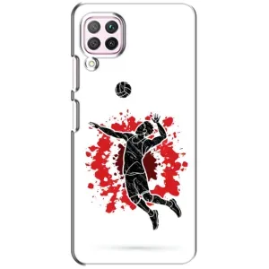 Чохли з прінтом Спортивна тематика для Huawei P40 Lite (Волейболіст)