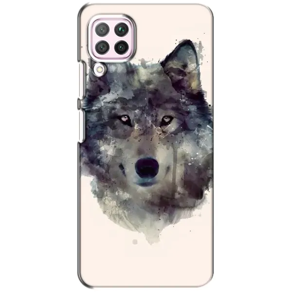 Чехол с рисунком «Волк» для Huawei P40 Lite Чехол с рисунком «Волк» для Huawei P40 Lite