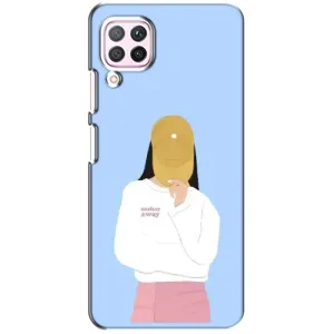 Силиконовый Чехол на Huawei P40 Lite с картинкой Стильных Девушек (Желтая кепка)