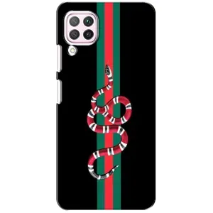 Чехлы Бренд GUCCI для Huawei P40 Lite (Змей Гуччи)