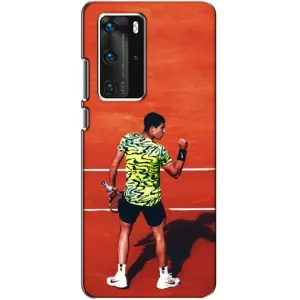 Чохли з прінтом Спортивна тематика для Huawei P40 Pro (Алькарас Тенісист)