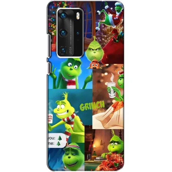 Чехол с рисунком «Арт Гринч» для Huawei P40 Pro Чехол с рисунком «Арт Гринч» для Huawei P40 Pro