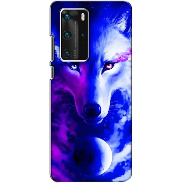 Чехол с рисунком «Арт-Волк» для Huawei P40 Pro Чехол с рисунком «Арт-Волк» для Huawei P40 Pro