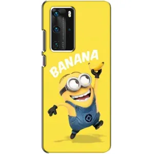 Мультяшный принт на Чехол для Хуавей П40 Про (Banana)