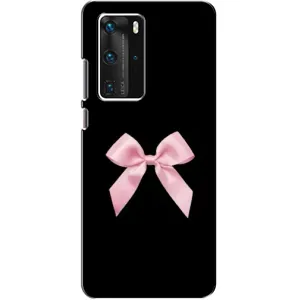 Чохол банти для Huawei P40 Pro (Бант на чорному)