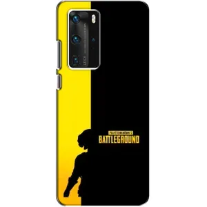 Чехол (TPU) с картинкой "Лого Пабг" на Хуавей П40 Про (Battlegrounds)
